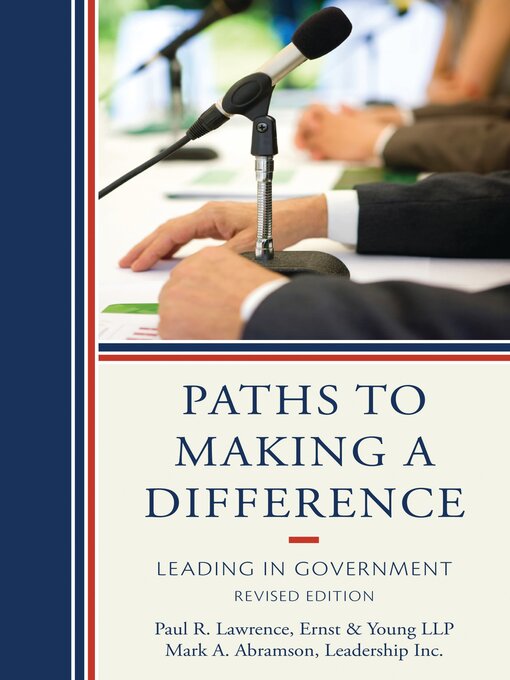 Title details for Paths to Making a Difference by Paul R. Lawrence - Available
